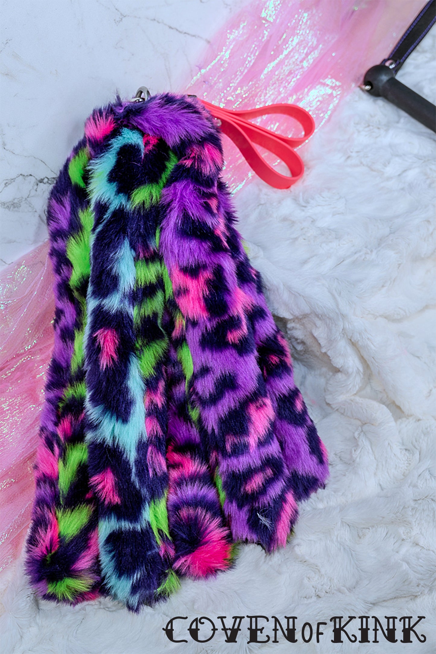 Wild Streak Weighted Faux Fur Flogger
