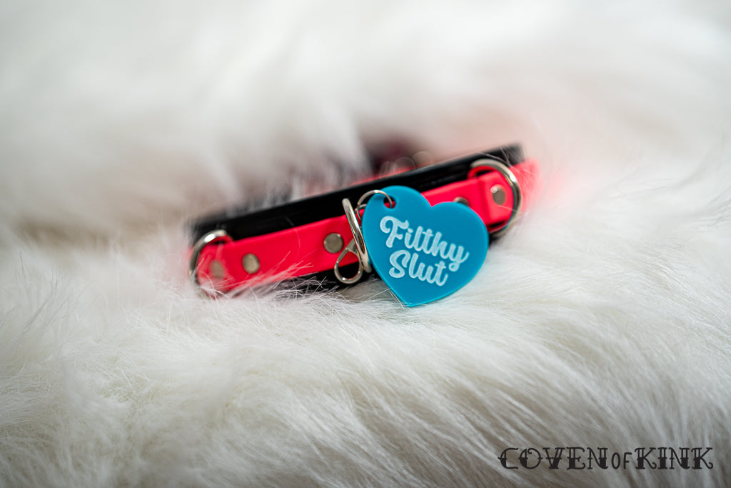 Filthy Slut Collar Tag