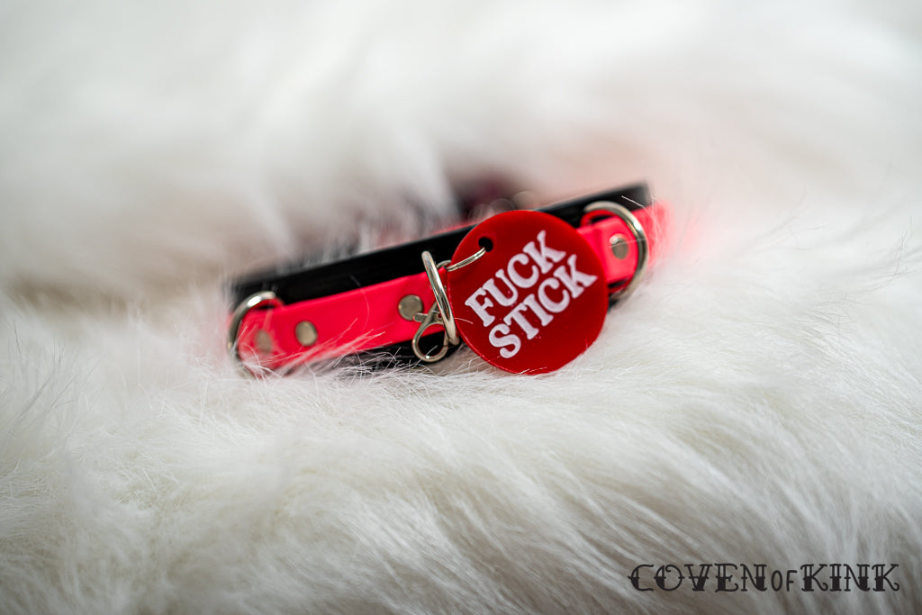Fuck Stick Collar Tag