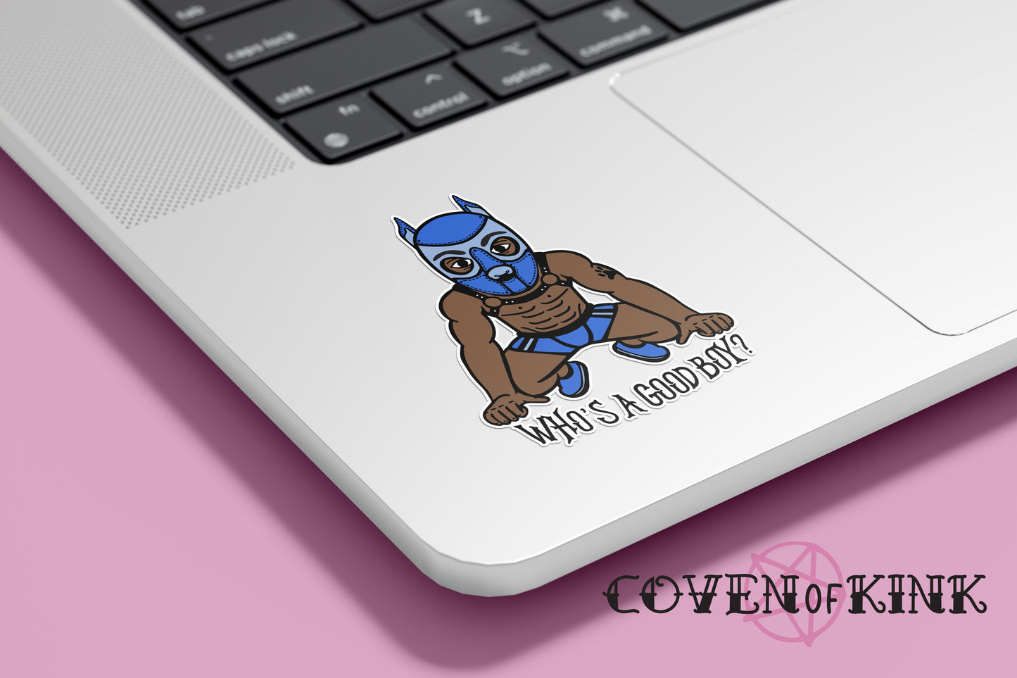 Good Boy Leather Pup Sticker