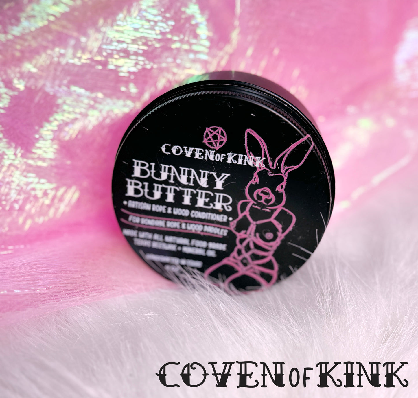 Bunny Butter Rope & Wood Paddle Conditioner
