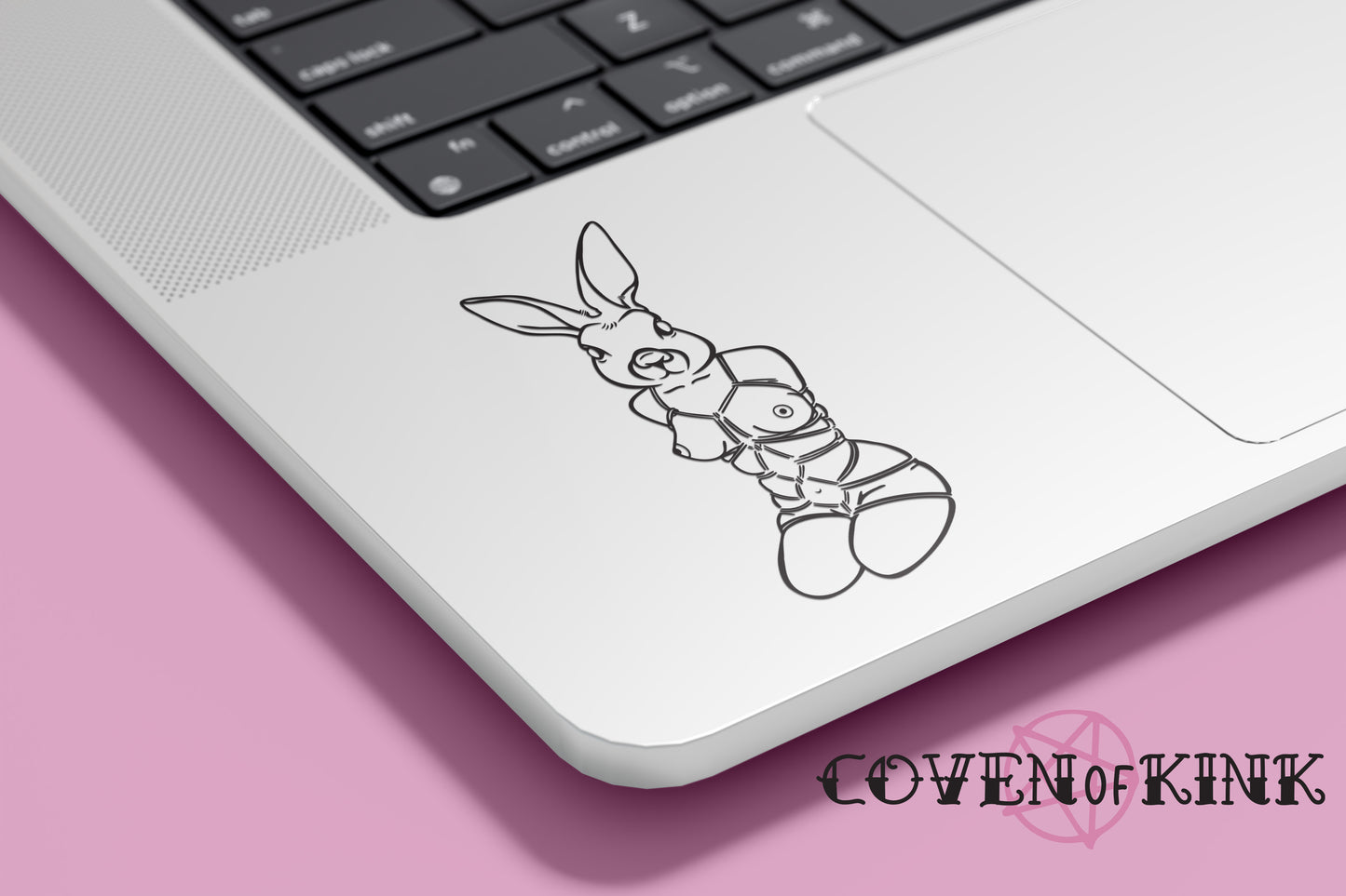 Femme Rope Bunny Sticker