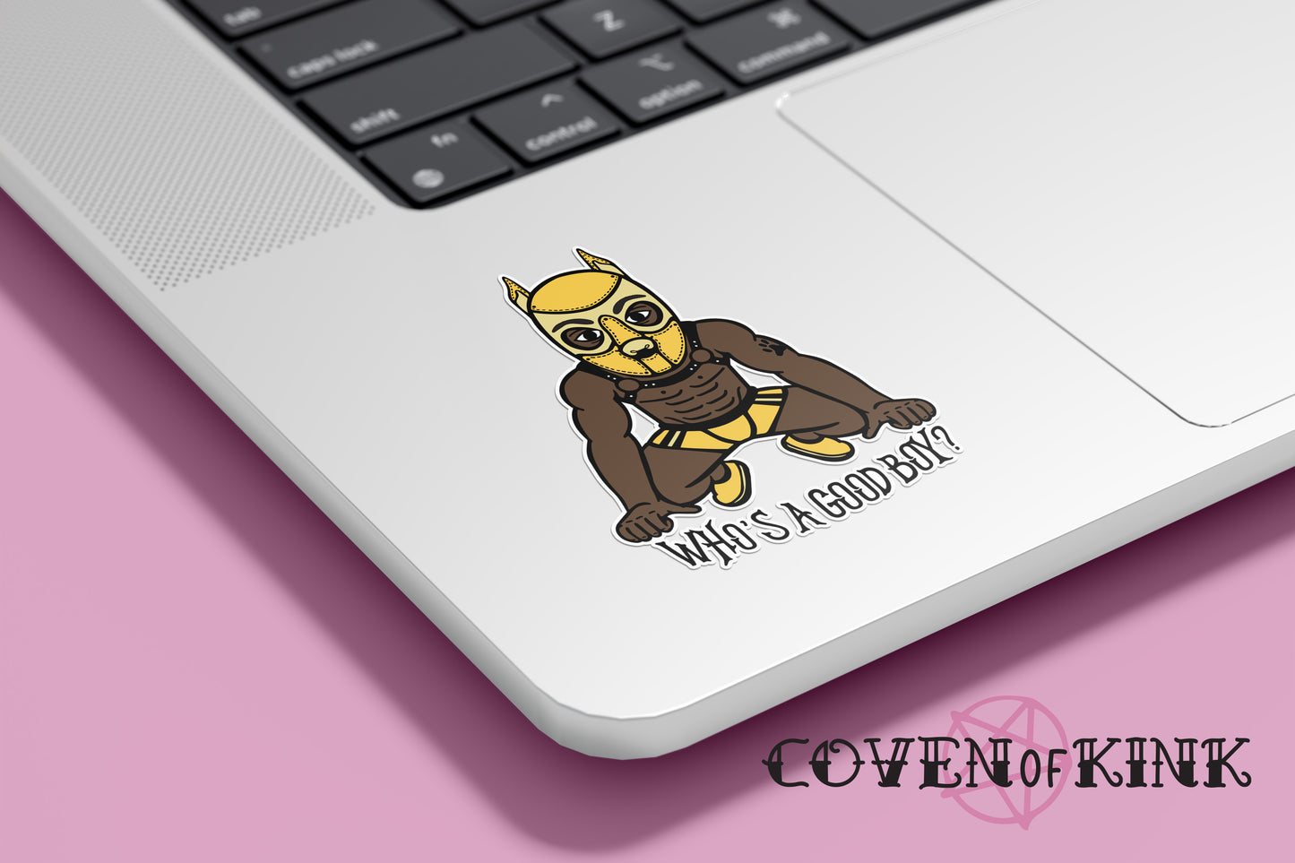 Good Boy Leather Pup Sticker