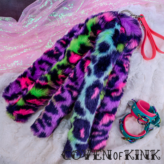 Wild Streak Weighted Faux Fur Flogger
