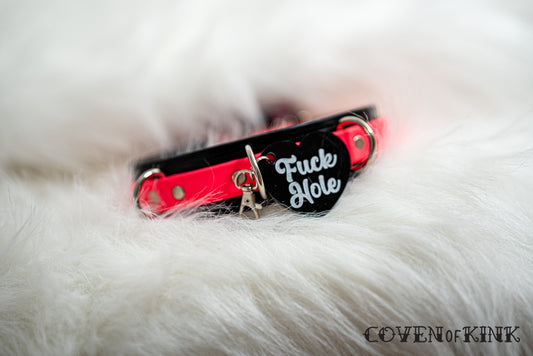 Fuck Hole Collar Tag
