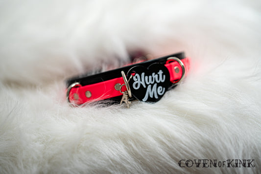Hurt Me Collar Tag