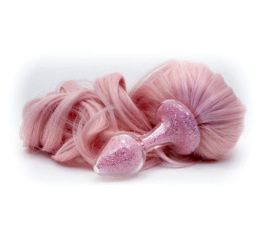 Crystal Delights Sparkle Ponytail Plug with Detachable Ponytail