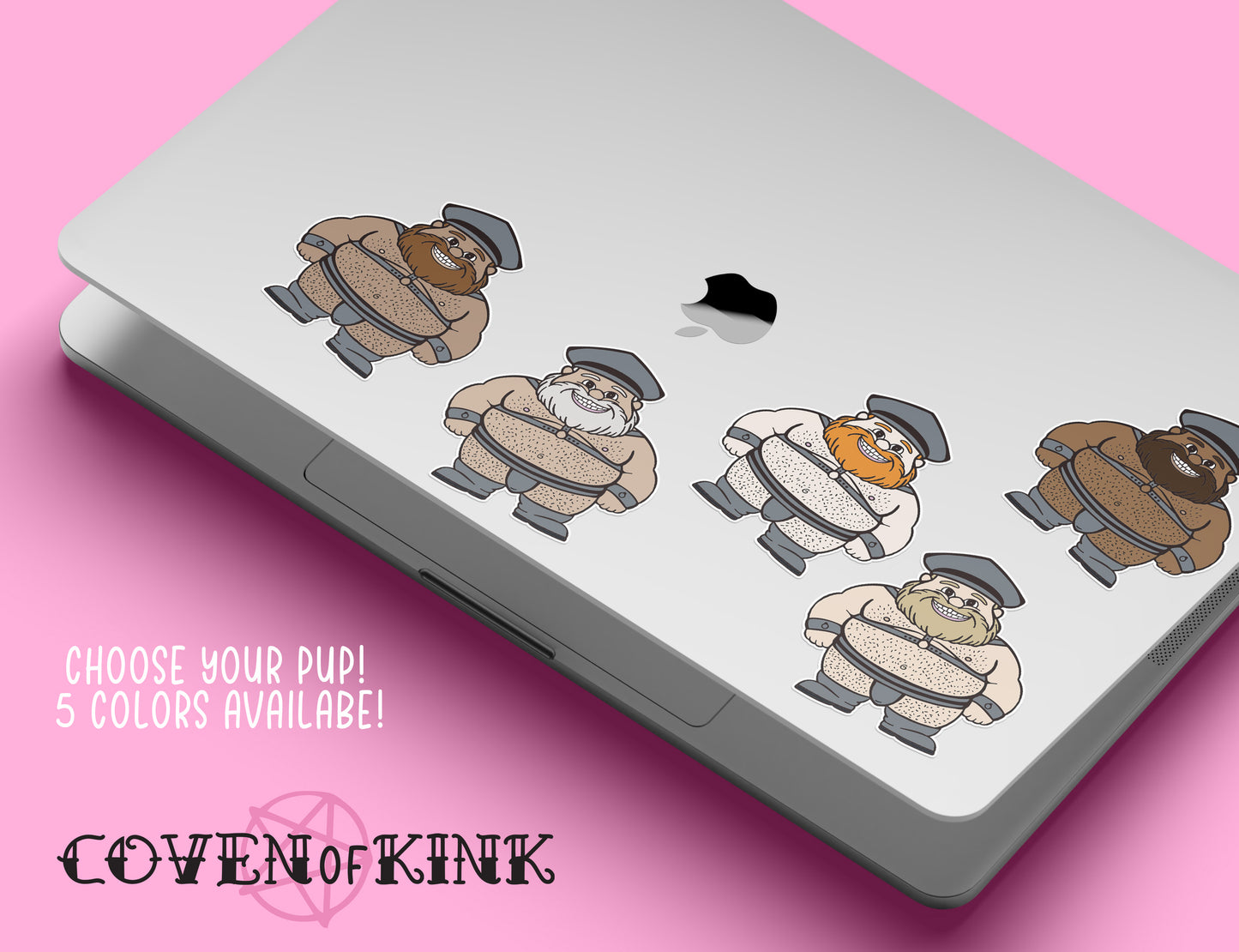 Leather Bear Sticker