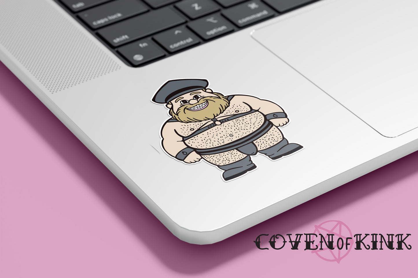 Leather Bear Sticker