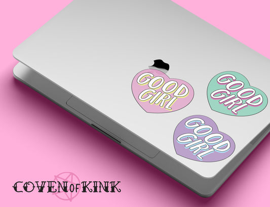 Good Girl Candy Heart Sticker