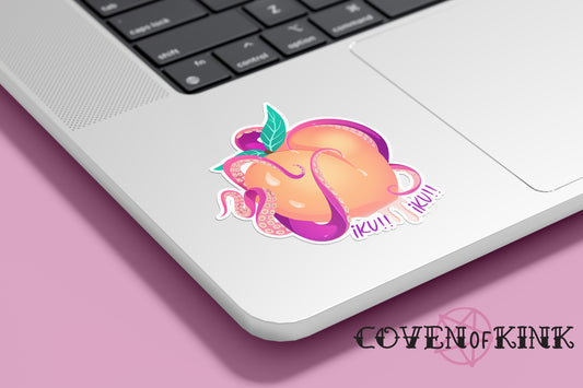 Iku Iku Tentacle and Peach Sticker