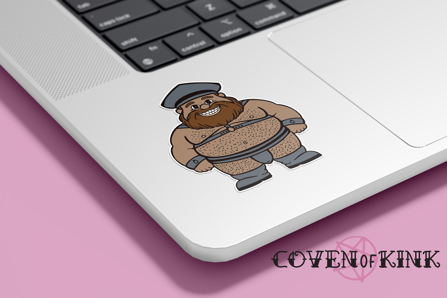 Leather Bear Sticker