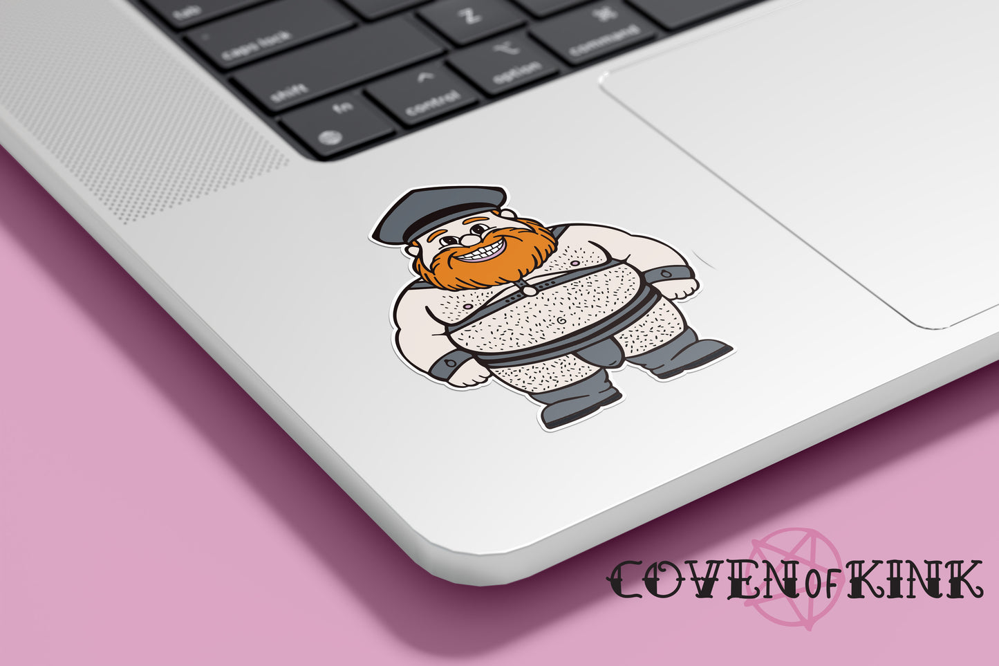 Leather Bear Sticker