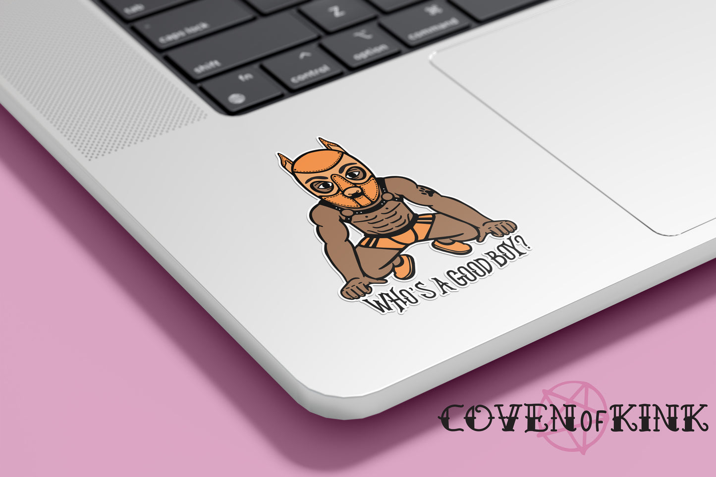 Good Boy Leather Pup Sticker