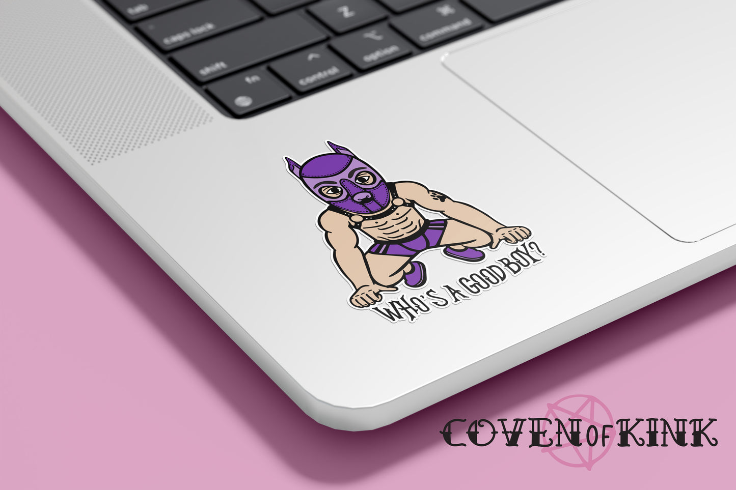 Good Boy Leather Pup Sticker