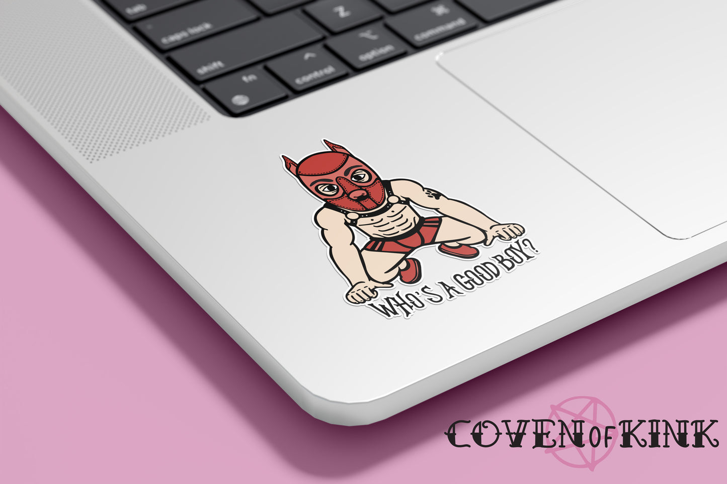 Good Boy Leather Pup Sticker